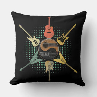 Almofada Camisa De Violão. Estilo Retroativo, Presente Para