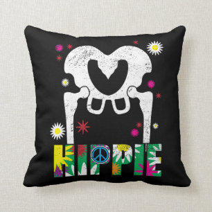 Almofada Camisa engraçada do Hippie para a cirurgia anca d