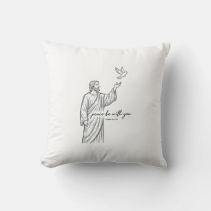Almofada Camisa Vintage Cristã Pombo Paz Seja Com Você