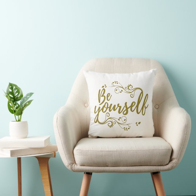 Almofada Camiseta Be Yourself (Cadeira)