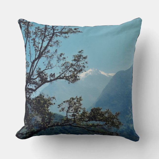 Almofada Camiseta com picos nevados (Frente)