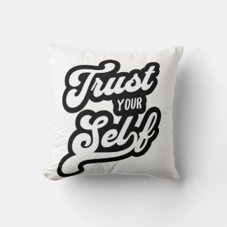 Almofada Camiseta Confie Em Si Mesmo