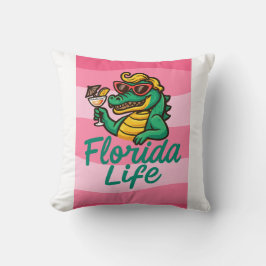 Almofada Camiseta da vida na Flórida