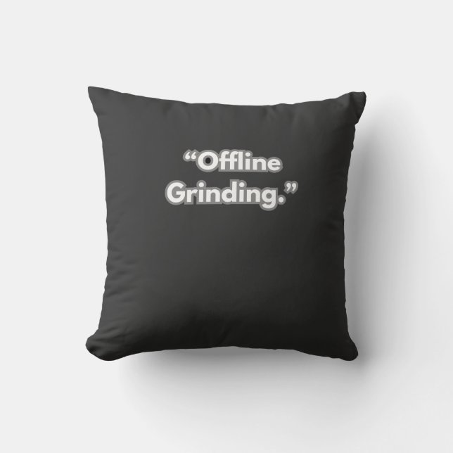Almofada Camiseta de Moagem Offline (Frente)