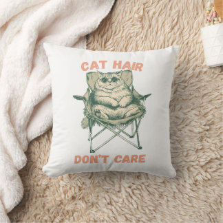 Almofada Camiseta Divertida para Mãe de Gato e Amante de Pe