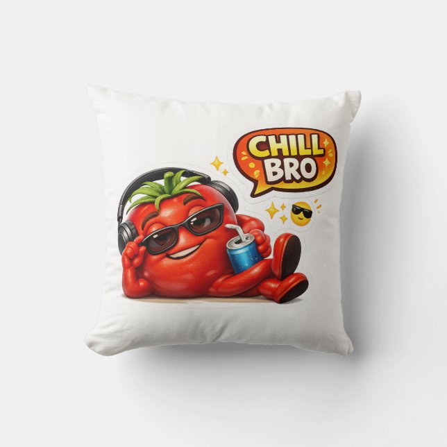 Almofada Camiseta engraçada de capivara relaxada para amant (Frente)