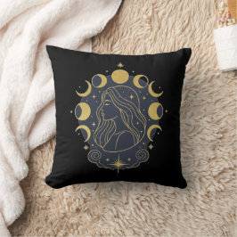 Almofada Camiseta Feminina Lua e Estrelas da Deusa Celestia