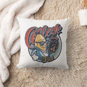 Almofada Camiseta Gráfica Retro Engraçada de Banana de Frat