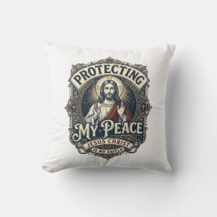 Almofada Camiseta Jesus Limites Auto Respeito Fé Baseada De