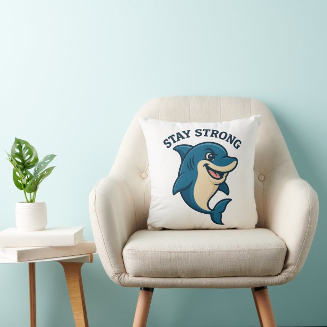 Almofada Camiseta Stay Strong Splash (Cadeira)