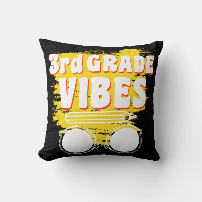 Almofada Camiseta Vibes de Volta à Escola 2º Ano Primeiro D (Frente)
