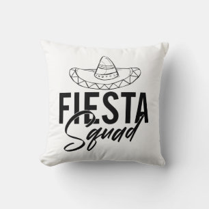 Almofada Camisetas de Despedida de Solteira Fiesta Squad, 1