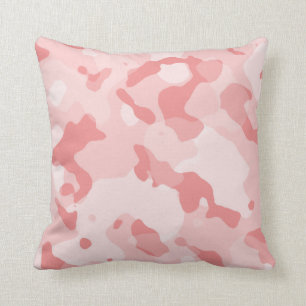 Almofada Camo Rosa Bebê; Camuflagem