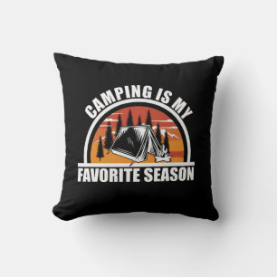 Almofada Camping é o meu slogan de acampamento engraçado da