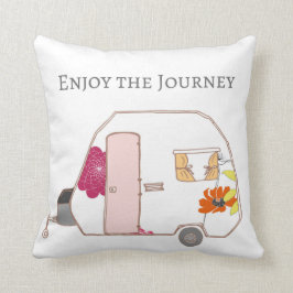 Almofada Campista feliz - aprecie a viagem