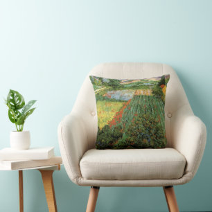 Almofada Campo com Papoulas por Vincent van Gogh