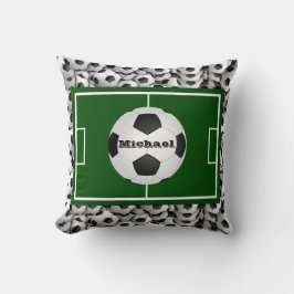 Almofada Campo De Futebol E Bolas Personalizadas