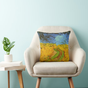 Almofada Campo de Trigo com Corvos de Vincent van Gogh
