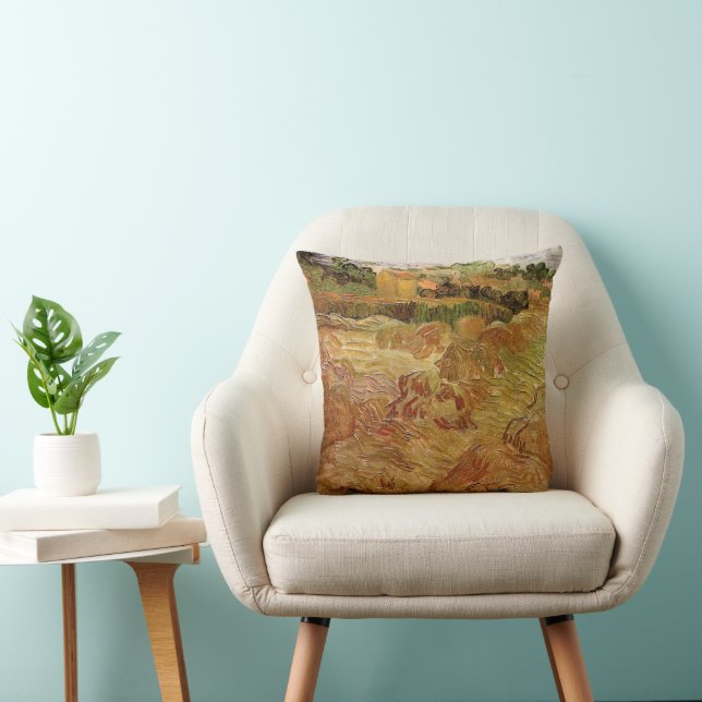Almofada Campos de Trigo com Auvers de Vincent van Gogh (Cadeira)