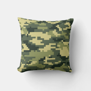 Almofada Camuflagem/Camo da floresta de 8 Digitas do pixel