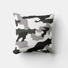 Almofada Camuflagem cinza urbana nº 15 estampa