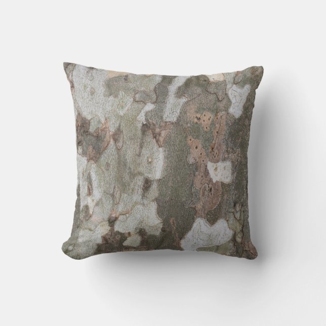 Almofada Camuflagem de árvore planificada parece padrão do  (Frente)