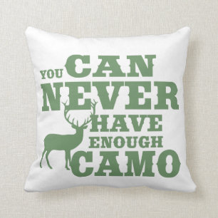 Almofada Camuflagem do humor da caça dos cervos