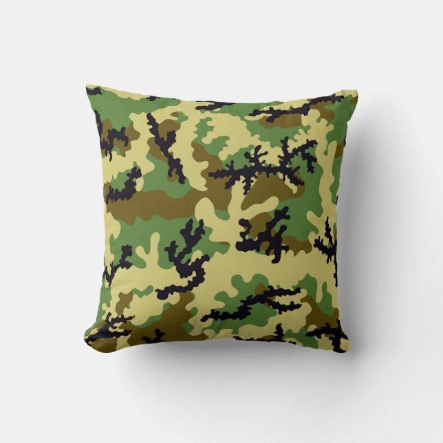 Almofada Camuflagem florestal (Frente)