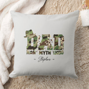 Almofada Camuflagem "Pai - Homem, Mito, Legenda"