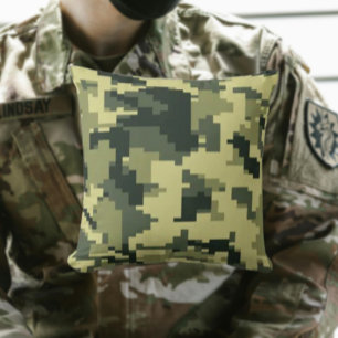 Almofada Camuflagem Verde