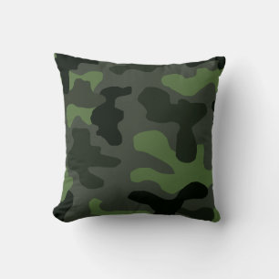 Almofada Camuflagem verde-cinza n.o 14