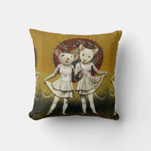 Almofada Camundongos Teatrais Vintage Jogam Cushion