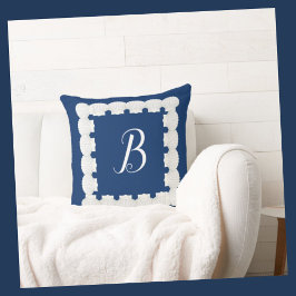 Almofada Cana do Monograma Náutico