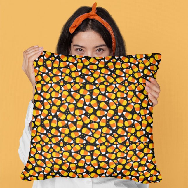 Almofada Candy Corn Halloween (Criador carregado)