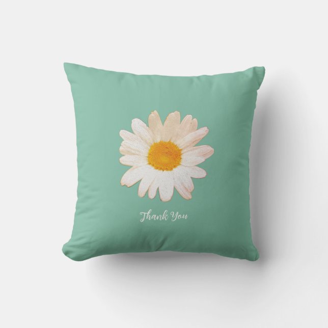 Almofada Caneca Flor de Margarida – Verão Botânico Aconcheg (Frente)