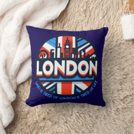 Almofada Cansado de Londres