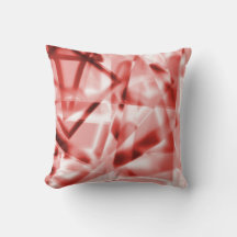Canto de pedaços quadrados de acrílico, vermelho p