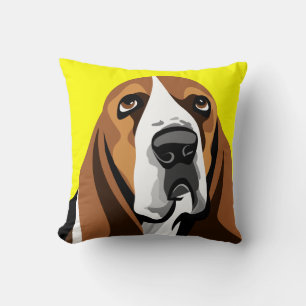 Almofada Cão Basset Hound