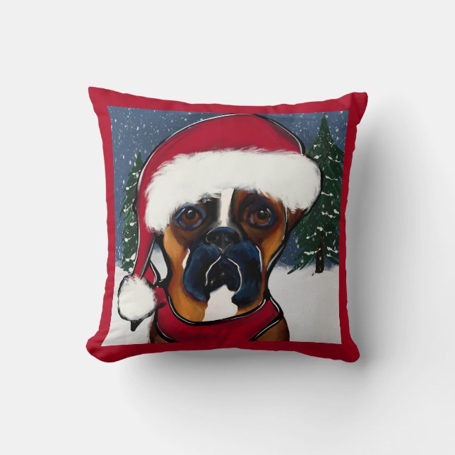 Almofada Cão Boxer (Frente)