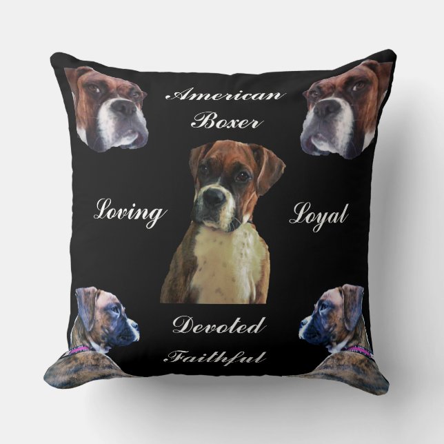 ALMOFADA CÃO BOXER DEVOTADO   (Frente)