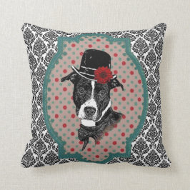 Almofada Cão Dapper - pitbull velho de Timey