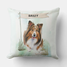 Cão de Água Personalizado de Shetland Sheepdog
