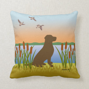 Almofada Cão de chocolate Labrador