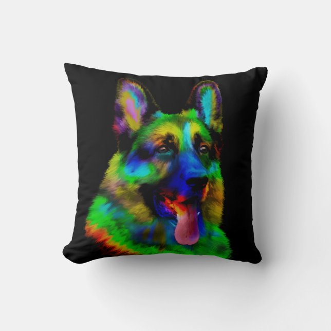 Almofada Cão de german shepherd - GSD (Frente)