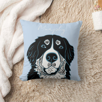 Almofada Cão de Montanha Bernês Personalizável