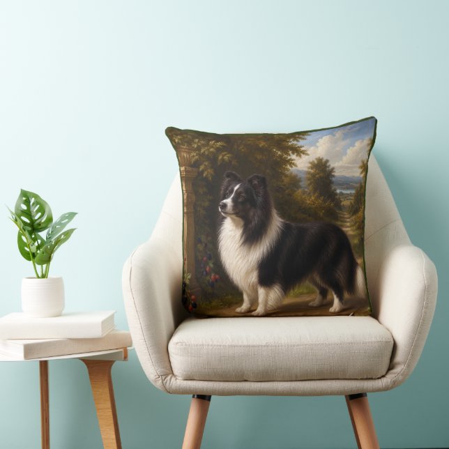 Almofada Cão de Ovelha Shetland Renascença  (Cadeira)