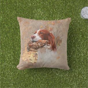 Almofada Cão-de-pássaro, caça à galinha