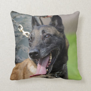 Almofada Cão de sorriso de Malinois do belga