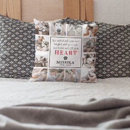 Almofada Cão/Gato de Perda de Pet Personalizado Único 12