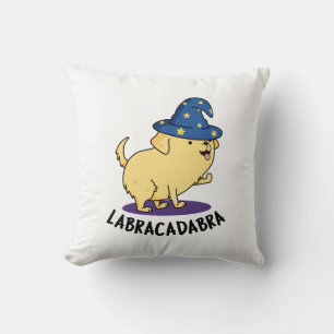 Almofada Cão Labra-cadabra Cute Labrador Pun